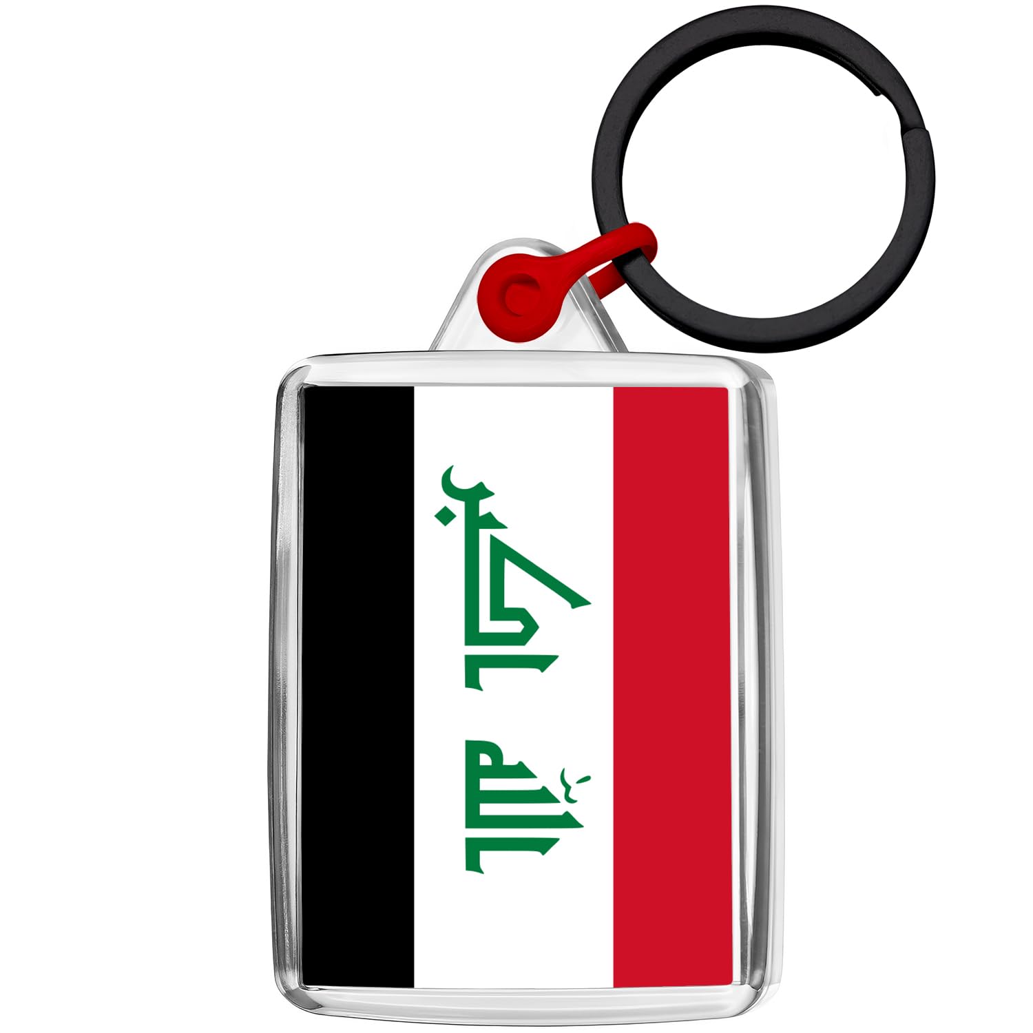 Pixly® Iraq Flag Keyring Key Fob Country Keychain Keepsake Iraqi Souvenir Gift