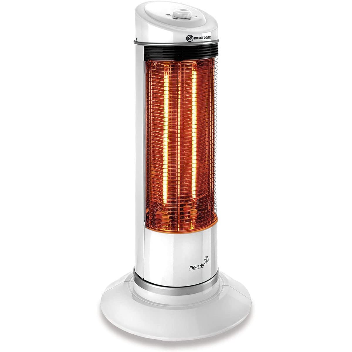 Plein Air PAT-1200 Stufa a Raggi Infrarossi Carbon Tower, 1200 W