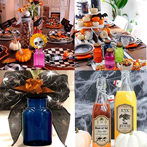 Halloween Decoration Indoor,Potion Bottles,4 Glass Apothecary Bottles - image 7