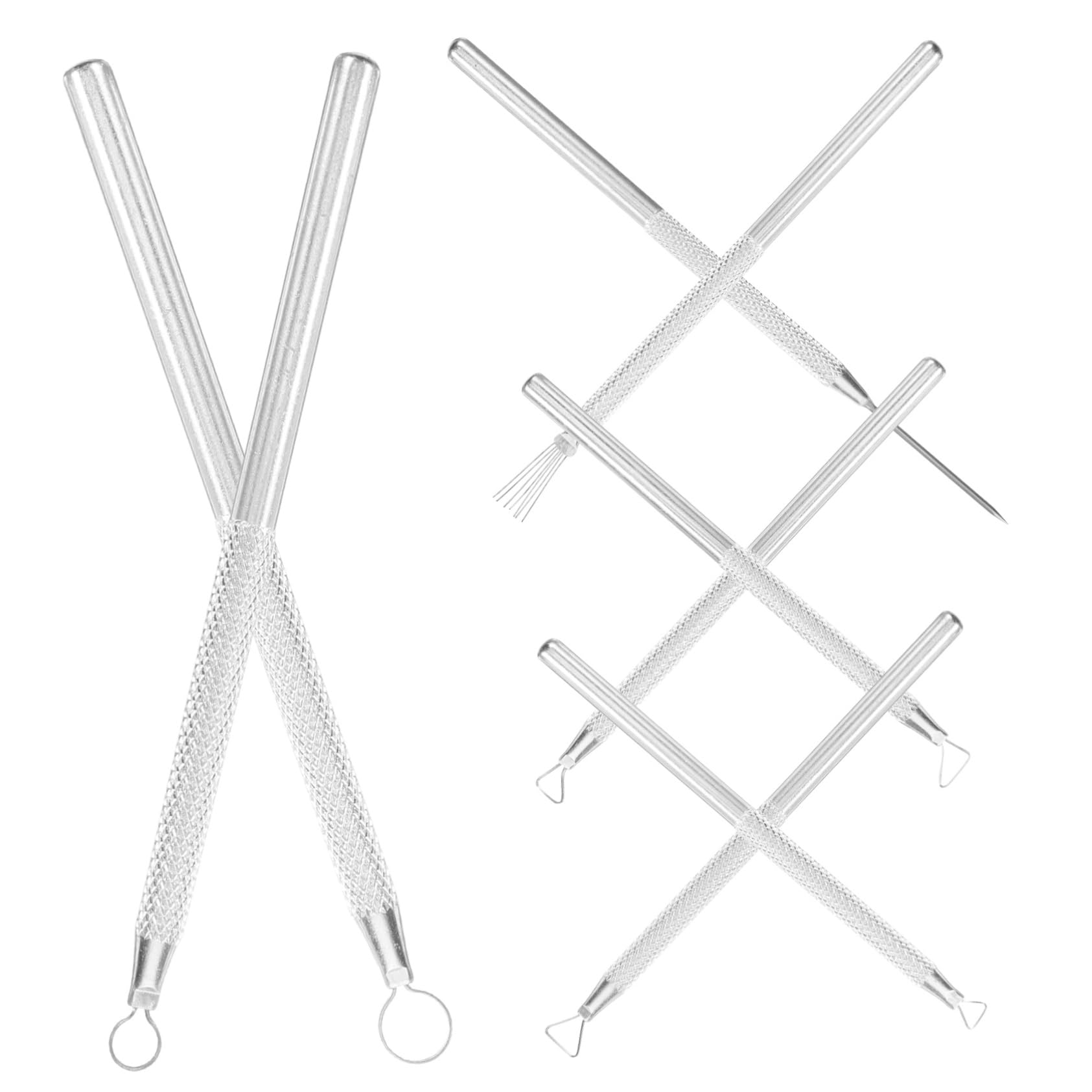 Uonlytech 5 Series Herramientas De Escultura De Arcilla Para Detalles Precisos Modelado Y Creación De Texturas Proyectos De Manualidades 8 Piezas X 5