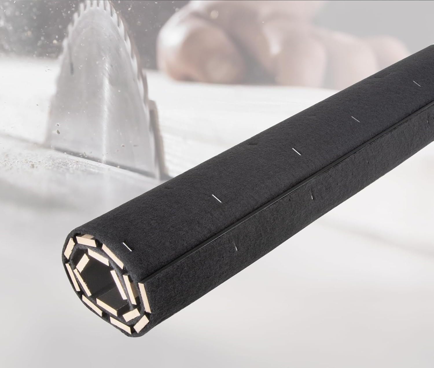 Panneaux acoustiques en chêne clair Sonoma, 278 cm de hauteur, 60 cm de largeur, 9 mm d'épaisseur, roulés