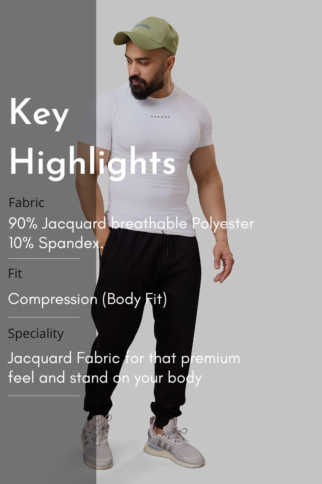 Elite Kompressions-T-Shirts für Herren, halblange Ärmel, Dry-Fit-T-Shirts für hohe Leistung im Fitnessstudio und bei sportlichen Aktivitäten