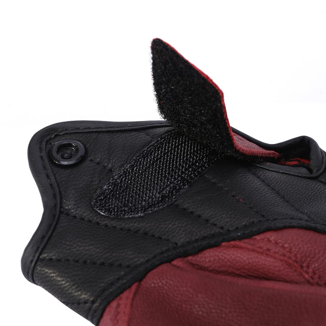 Harssidanzar Guanti da moto touchscreen da uomo in pelle di capra GM037EU