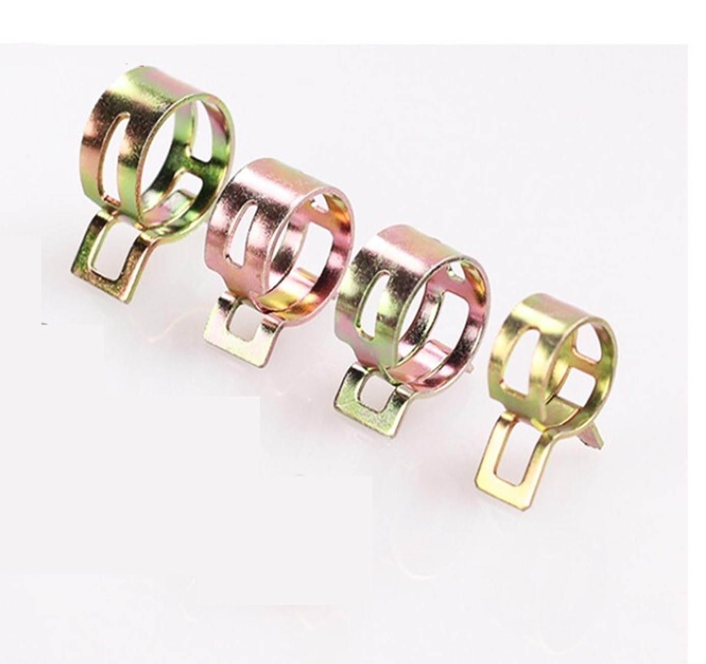Fascette a molla per tubo flessibile, 10 pezzi, 4 mm-25 mm, morsetto per tubo (M32)