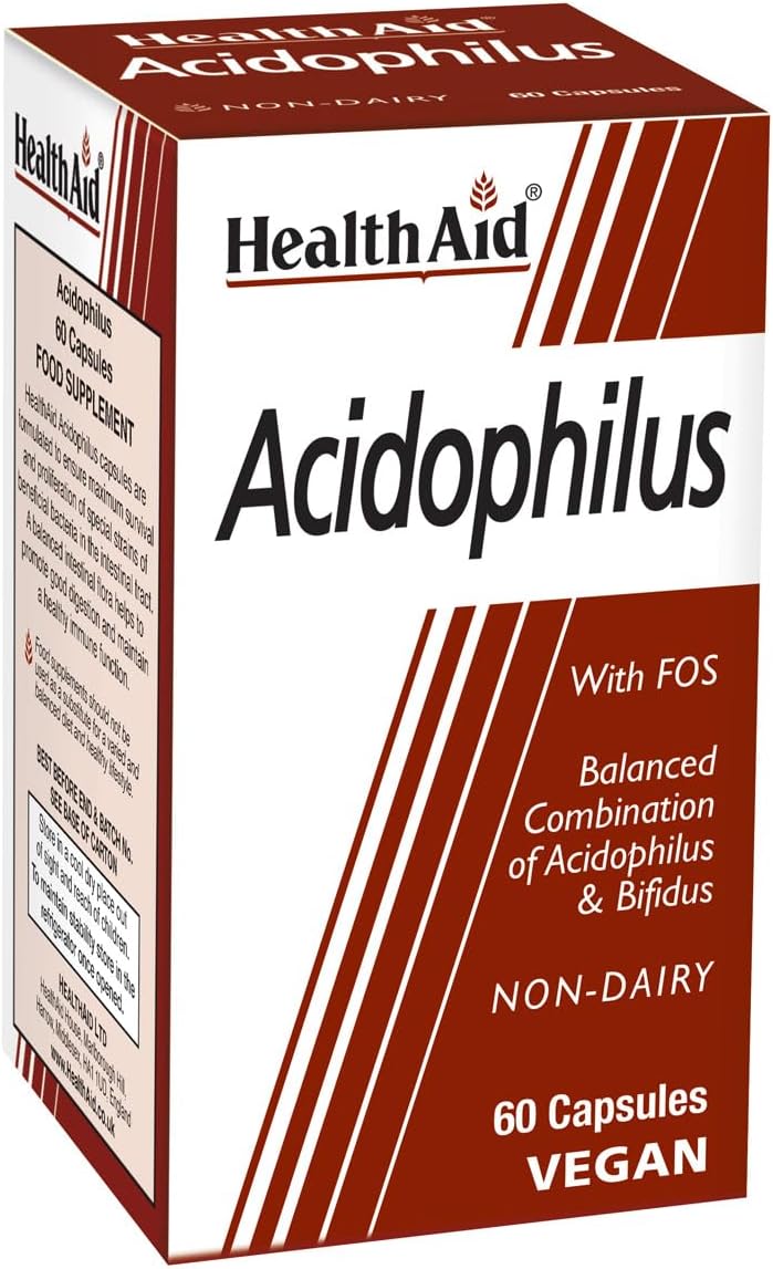 HealthAid Acidophilus, 60 Vegicaps HealthAid Acidophilus, 60 Vegicaps