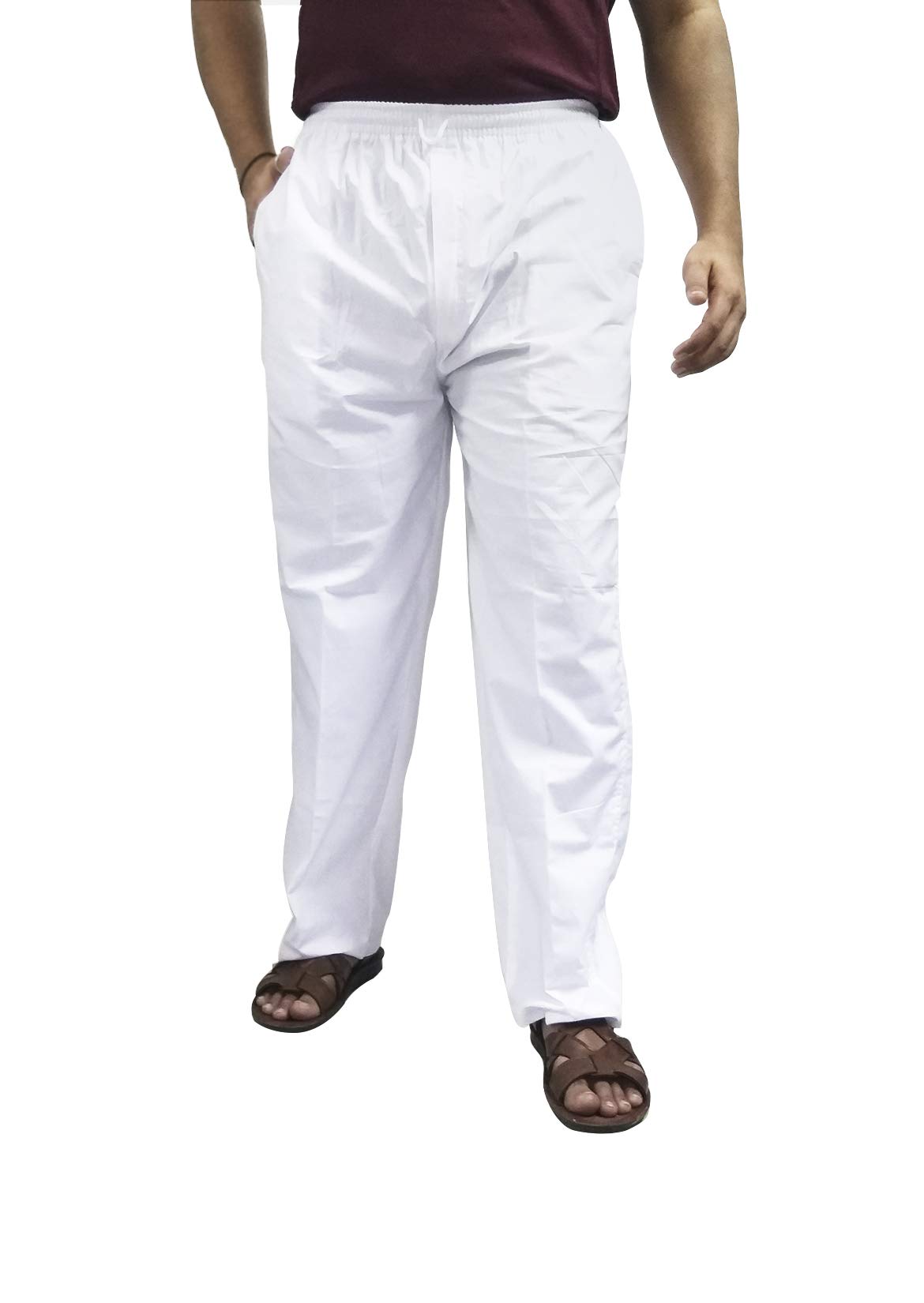 R.G. DressesMen's Cotton Solid Pyjama Bottom Pack of 1