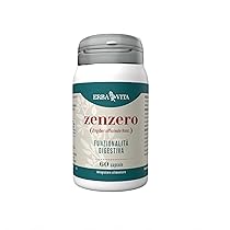 ERBA VITA Integratore Alimentare di Zenzero – 60 Capsule – Favorisce la digestione e limita la nausea