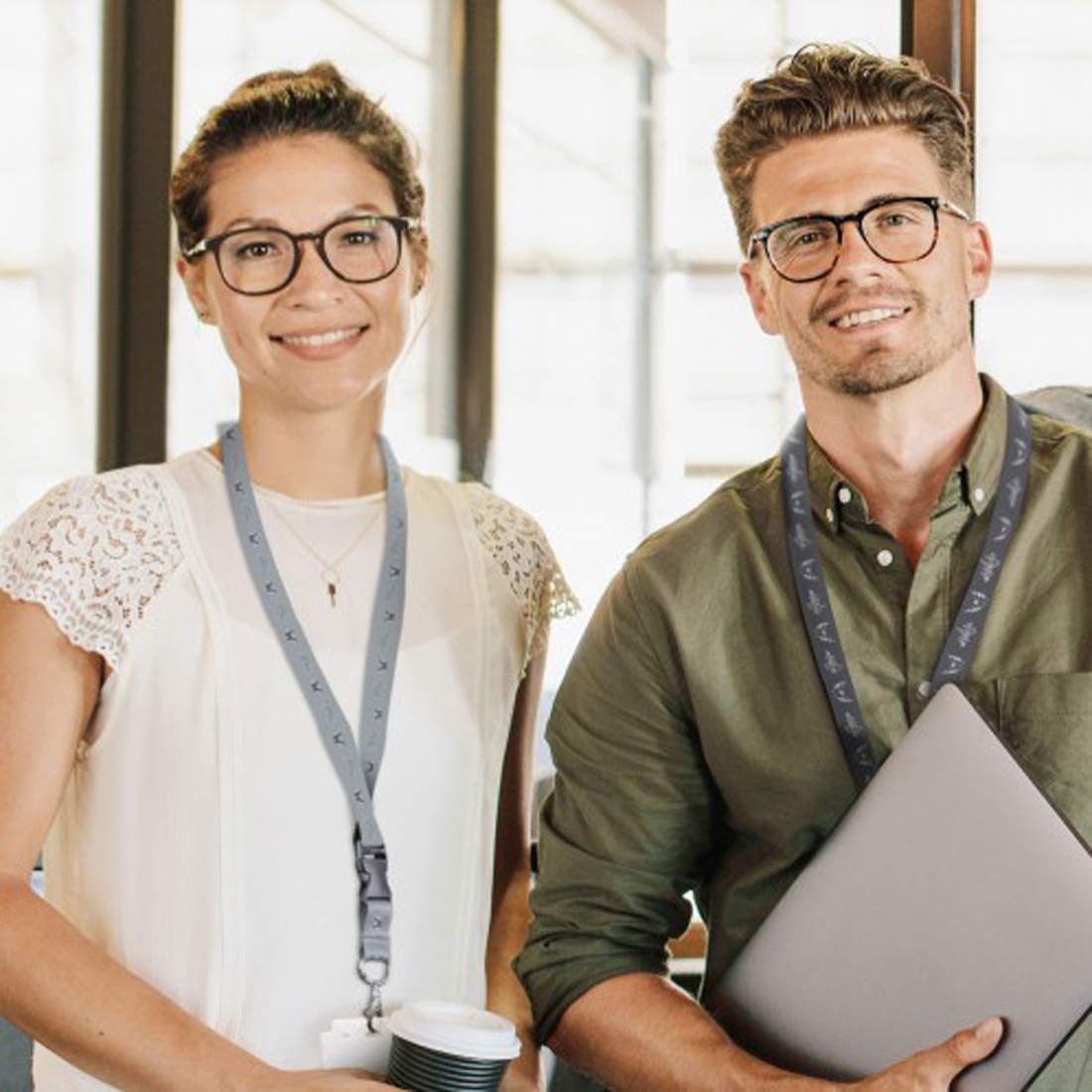 NHL Washington Capitals Premium Lanyard Key Chain, Charcoal Edition