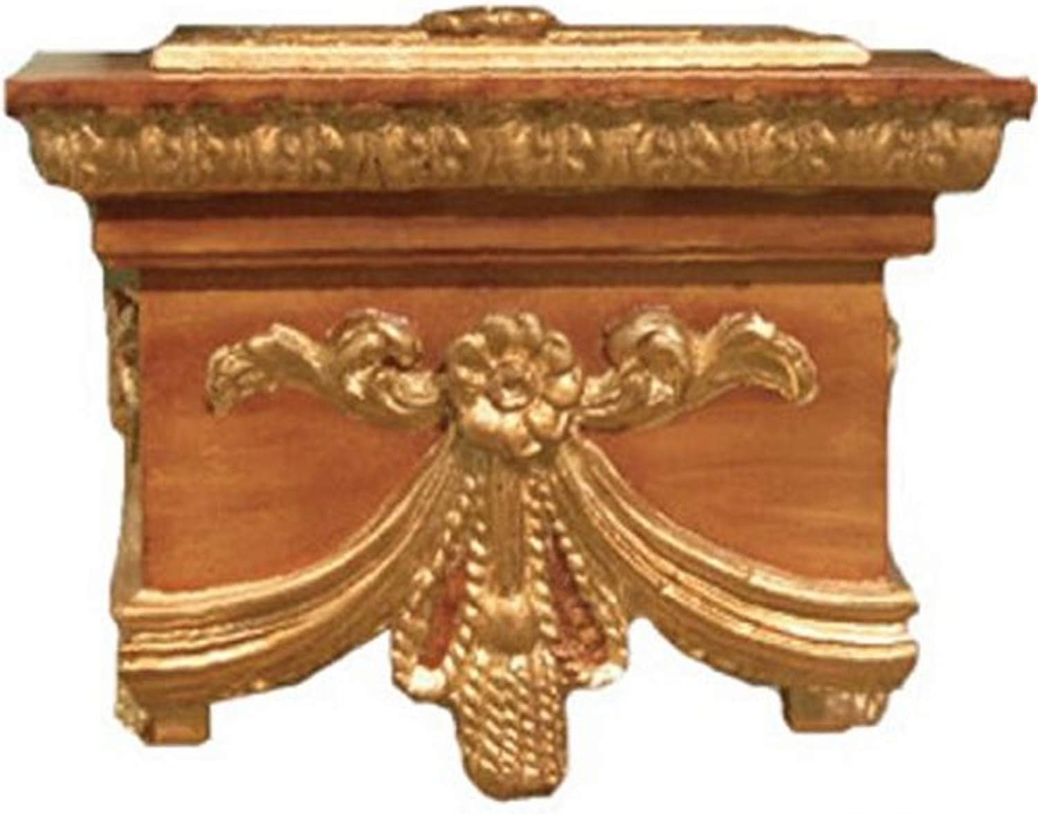 Amazon.co.jp Hickory Manor House Swagトイレットペーパーホルダー/ゴールドオーク DIY・工具・ガーデン