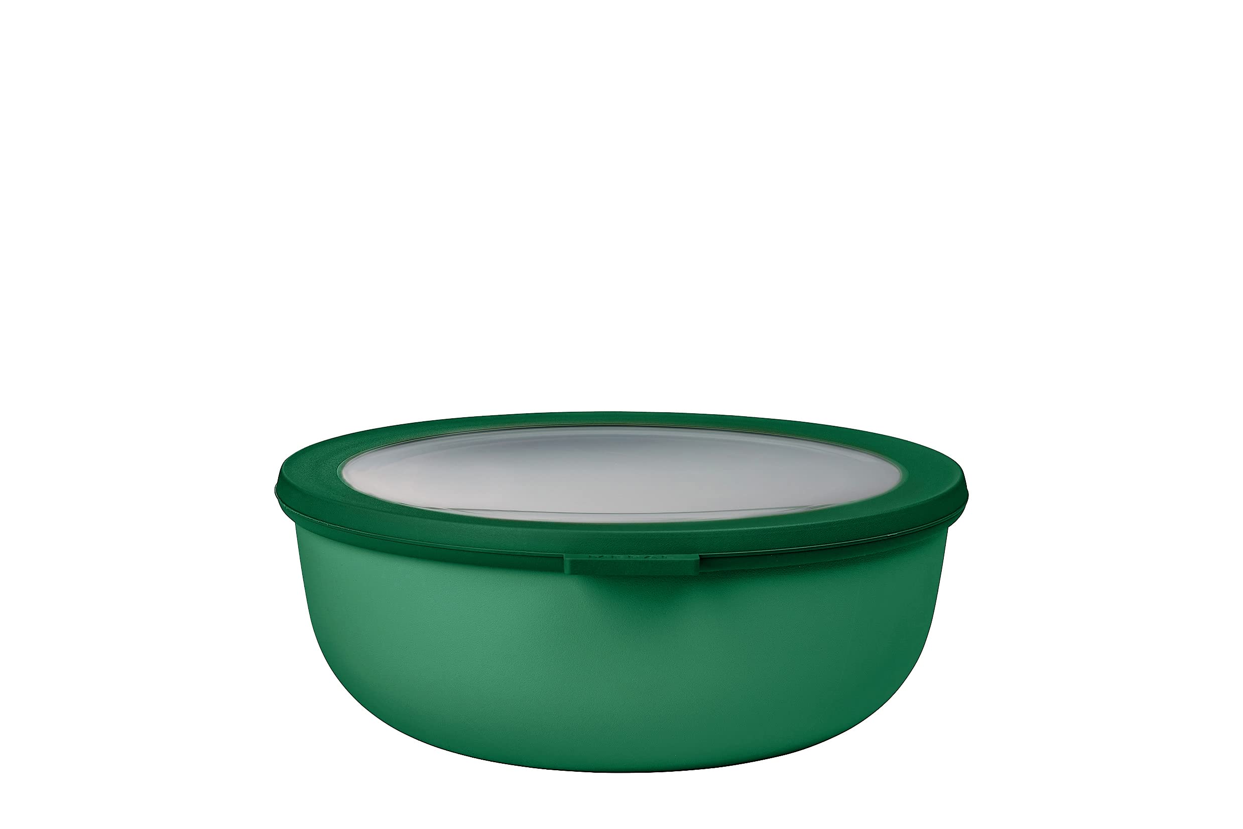 Mepal – Multi Bowl Cirqula Round – Food Storage Container with Lid - Suitable as Airtight Storage Box for the Fridge & Freezer, Microwave Container & Servable Dish – 2250 ml – Vivid green