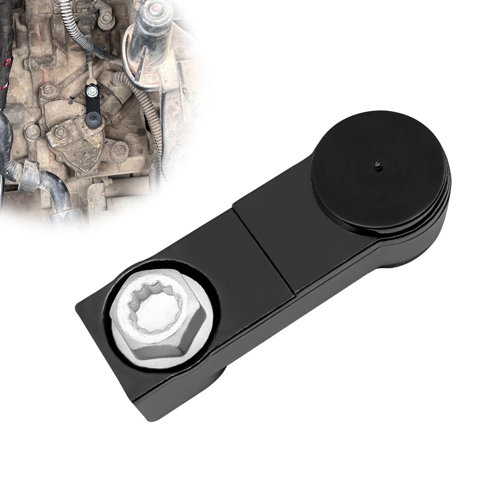 09G321397A Automatic Transmission Shift Cable Connector Base Adapter Compatible with Octavia S3 A3 TTS TT Toledo Altea Leon Golf Polo Classic Passat Jetta Gearbox Shift Cable Adapter