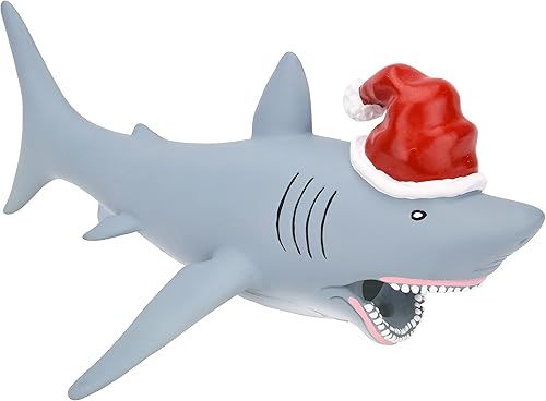 Miniatura 5 de Tree Buddees Gran adorno para árbol de Navidad de tiburón blanco, grande, 10 pulgadas