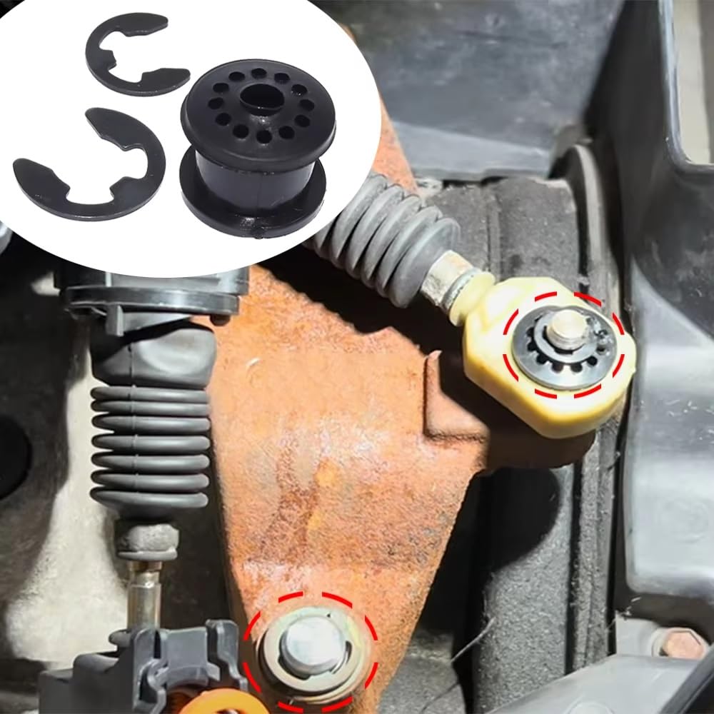 Schaltseil Kompatibel mit Ford Für Fiesta 2002–2008 Schaltkabelbuchse manueller Schalthebel Gelenkhülsen-Clip