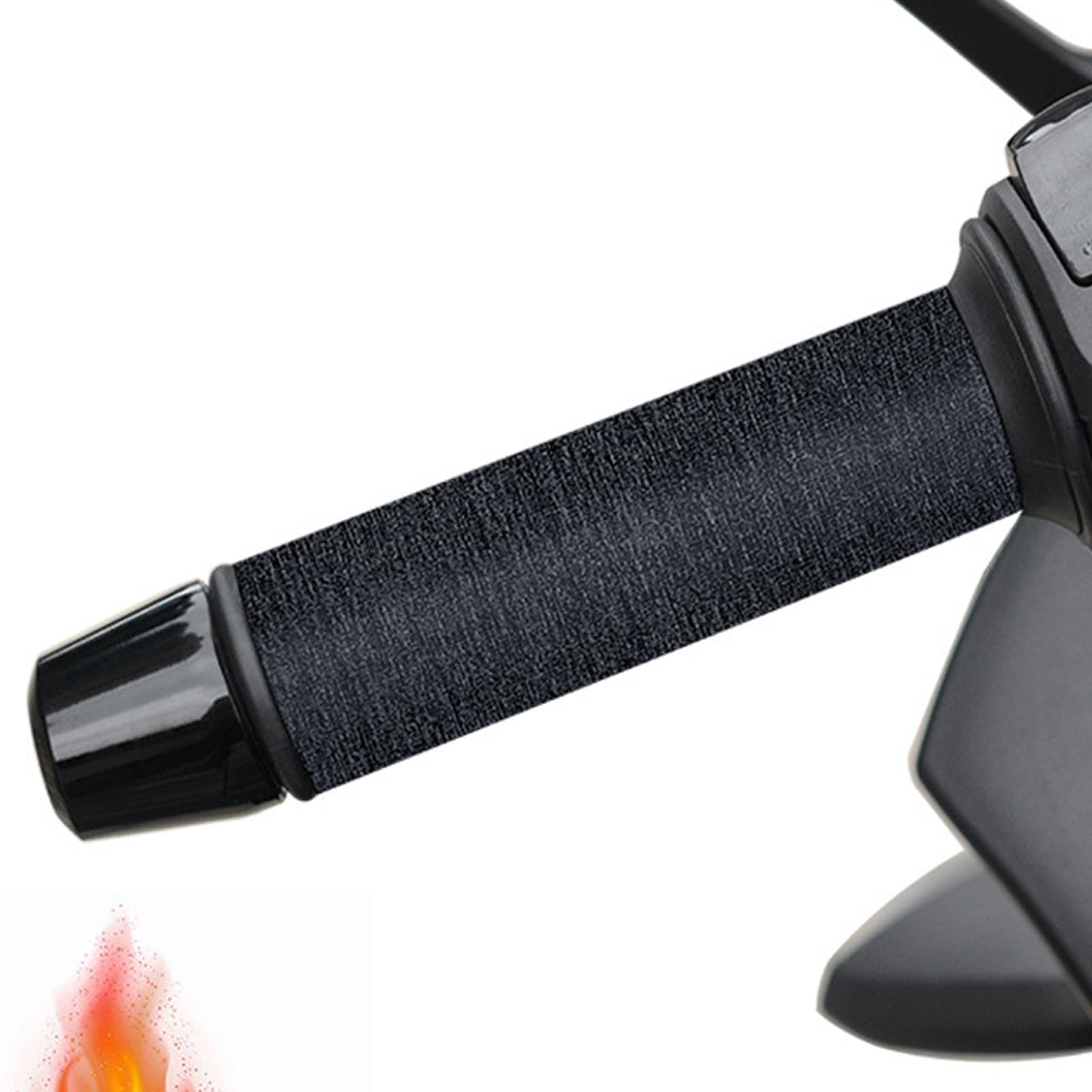 Manopole Riscaldate per Moto USB 5V, Manopole Elettriche per Manubrio con Regolazione della Temperatura a 3 velocità per Scooter Elettrico per Bicicletta