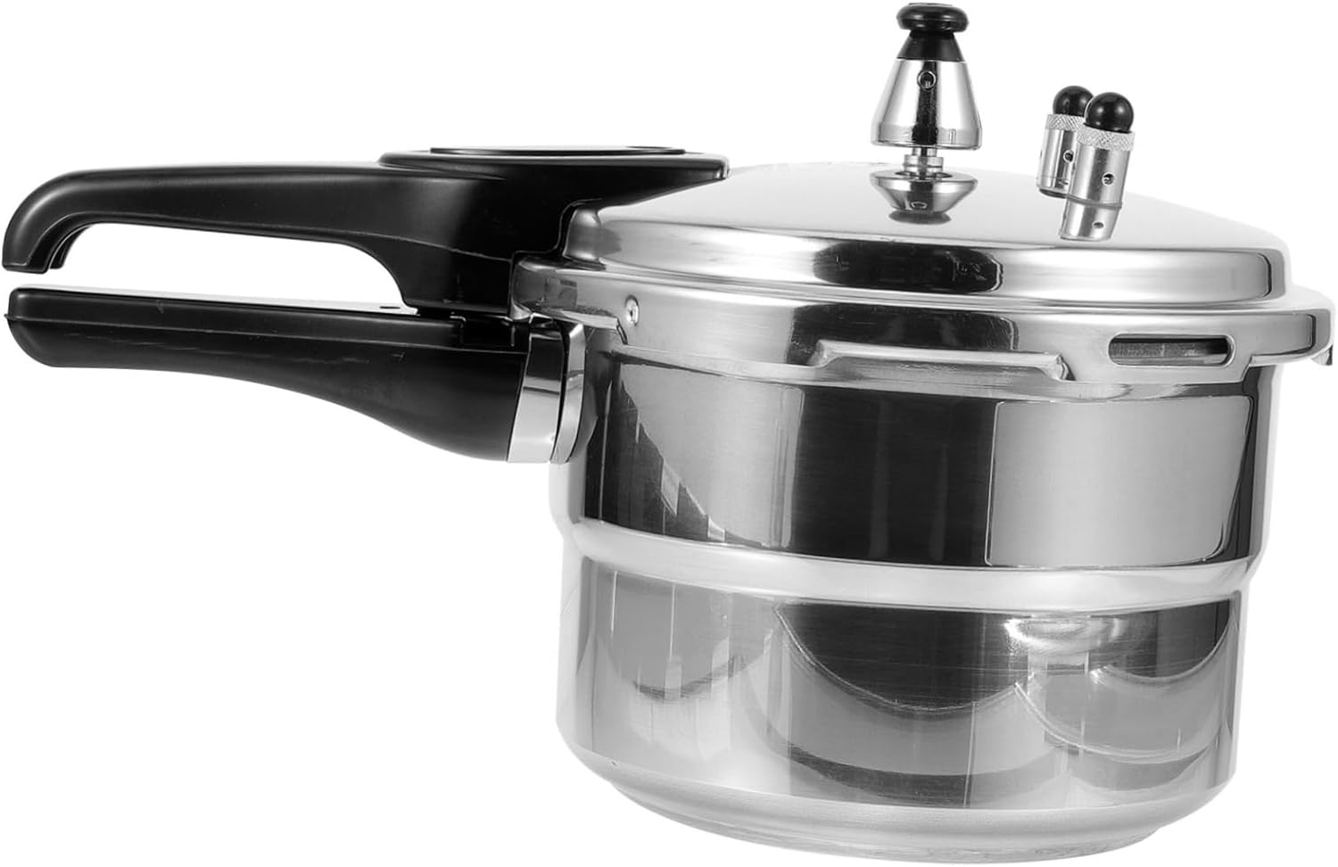 Ciieeo High Pressure Cooker for Gas and Induction Stove 6L Aluminum Pressure Pot Steamer Layer Safe Multi Cooker for Home Use for Cooking and Canning