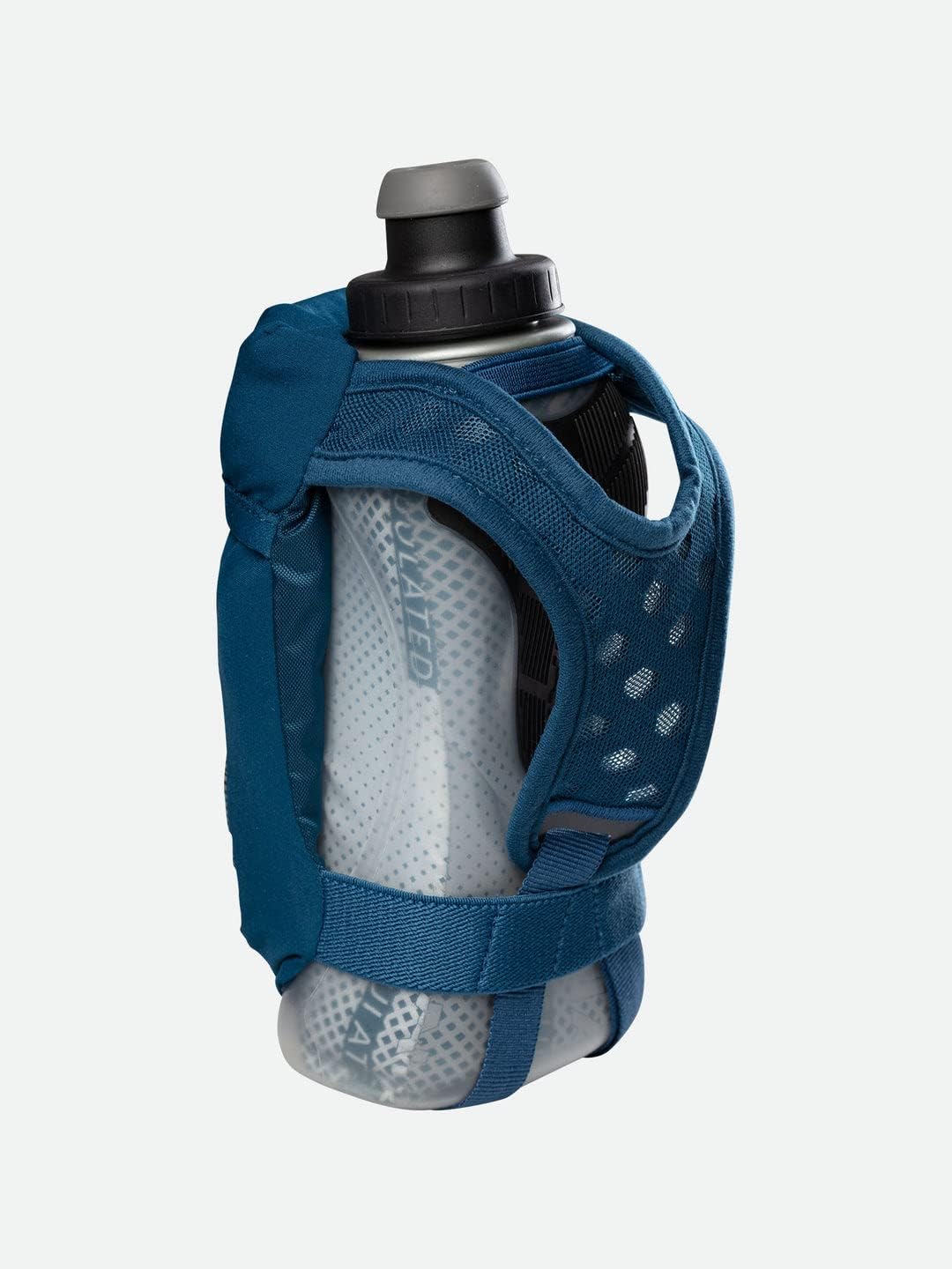 Nathan Quicksqueeze Lite 12Oz Insulated Handheld Marine Blue/Mint One Size