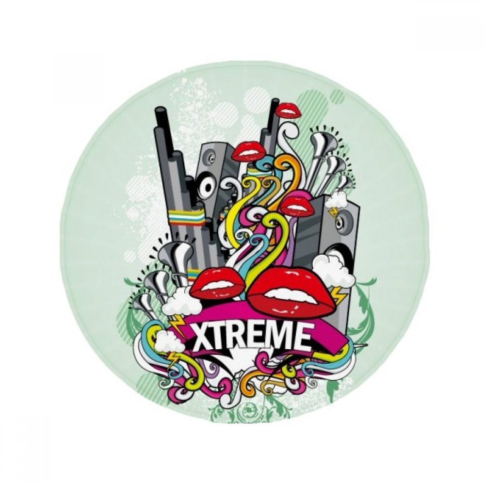 Tapis de sol graffiti multicolore 80cm une idée cadeau originale
