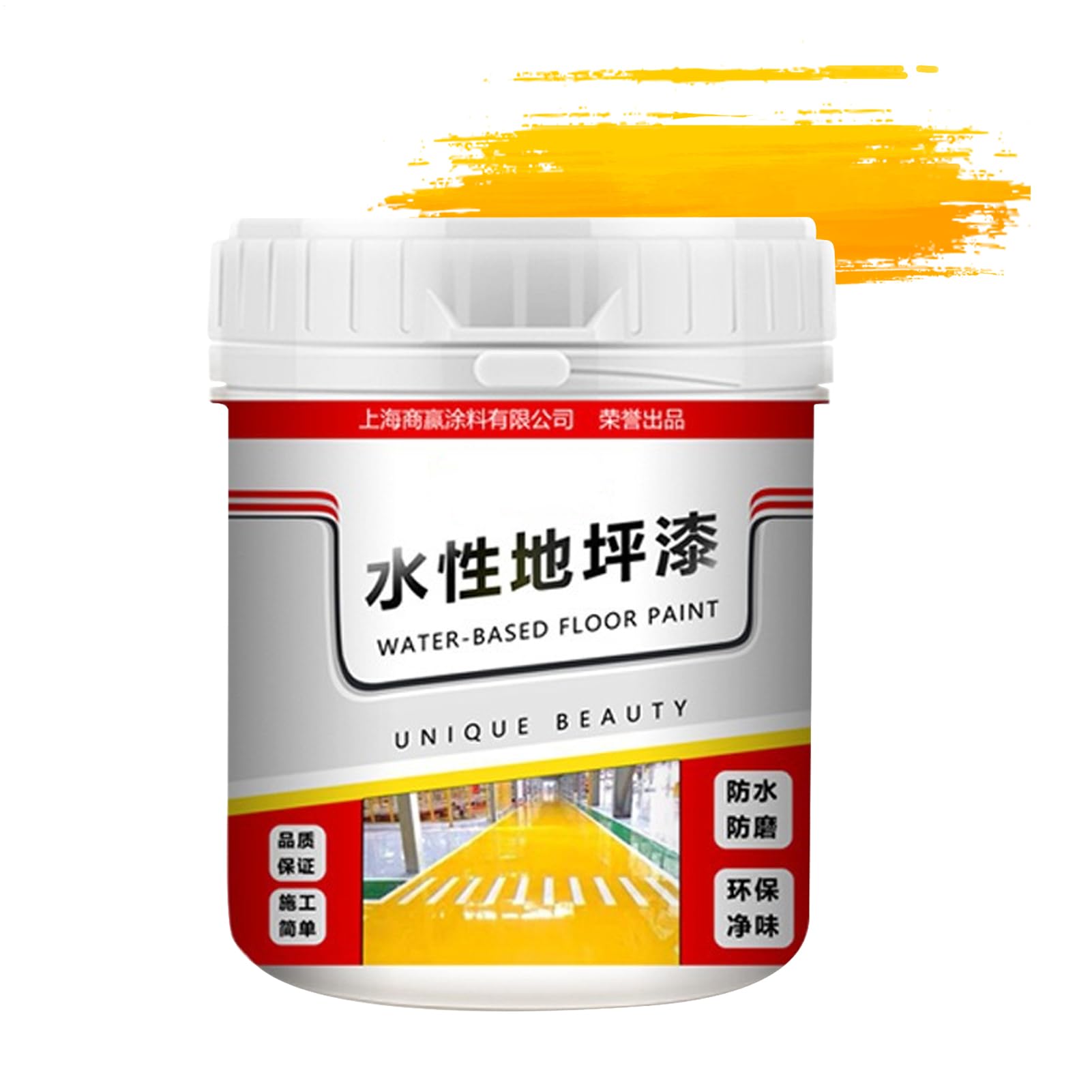 Peinture pour sol à base d'eau et revêtement imperméable de 500g pour les travaux de bricolage