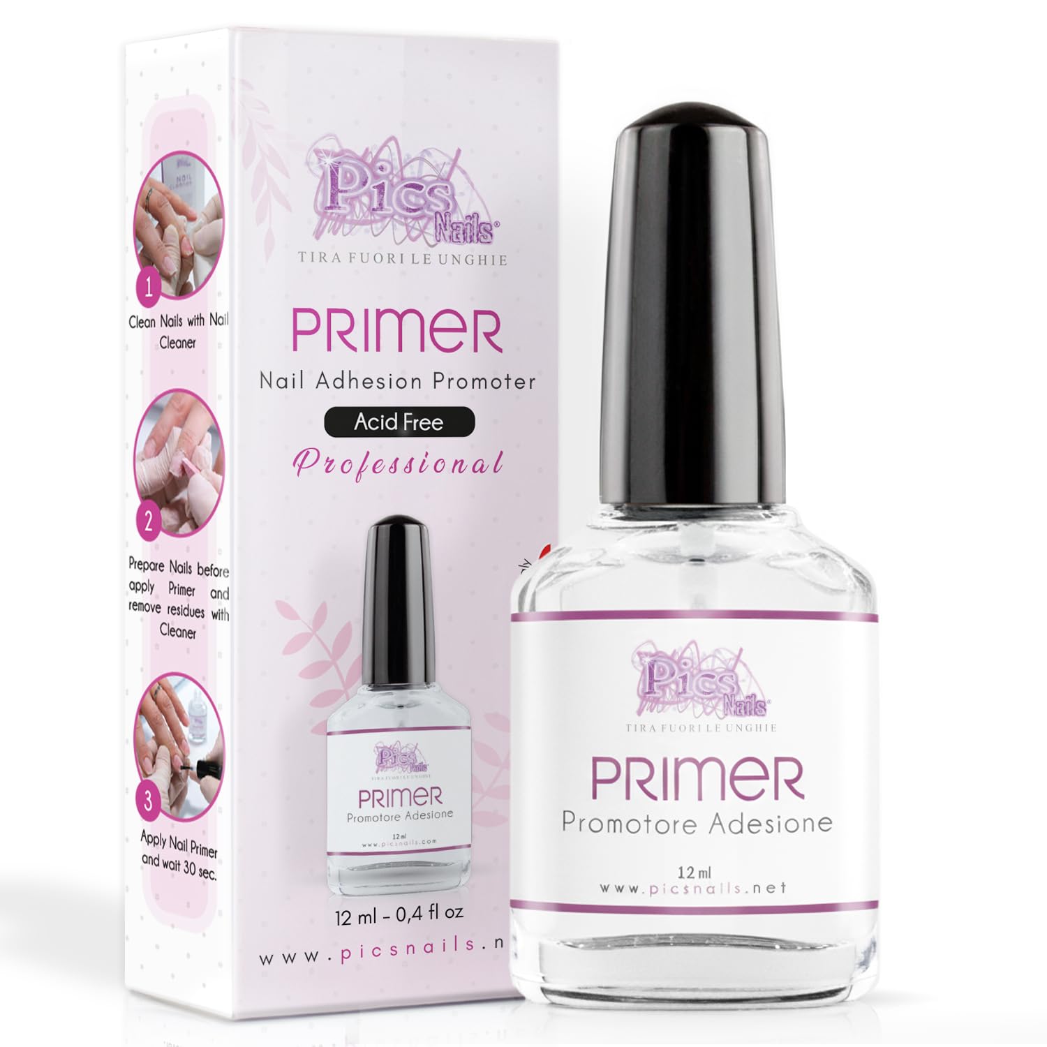 Primer fr Gelngel Professioneller 12 ml - NON Acid Adhesion Promotor fr  Builder Gel, Farbgel, Semi Permanent, Acrygel, Acryl, One Step Nagellack :  Amazon.de: Kosmetik