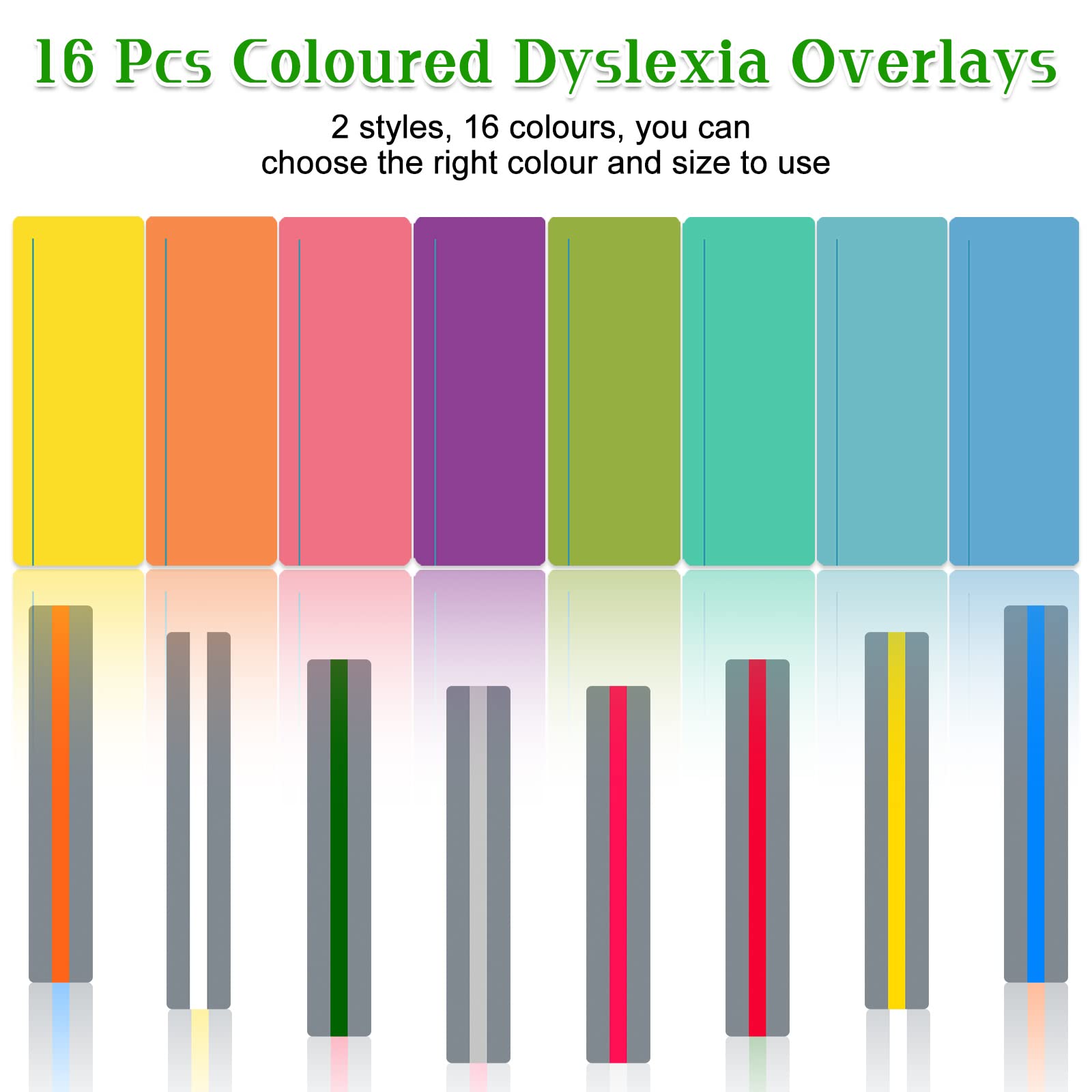 CIOUYAOS 20 stuks leeshulp voor kinderen, leesstrips bij Dyslexie leesliniaal geleide, gekleurde en dieren lezen tracking liniaal verminderen visuele stress bladwijzer voor kinderen en leraren CIOUYAOS 20 stuks leeshulp voor kinderen, leesstrips bij Dyslexie leesliniaal geleide, gekleurde en dieren lezen tracking liniaal verminderen visuele stress bladwijzer voor kinderen en leraren