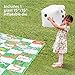Upper Midland Products Giant Snakes & Ladders Game 9.8 x Foot Life Size Playing Mat with 8 Ground Pegs A Large Inflatable 15'' Dice, Storage Carrying Bag - Yard Games for The Whole Family