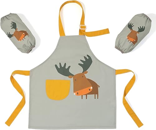 Miniatura 1 de Delantal para niñas y niños pequeños, artistas de cocina, pintura de jardinería