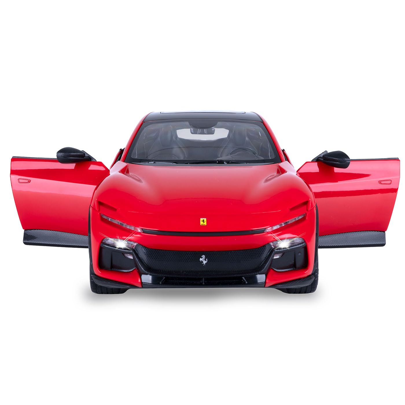JAMARA 402256 Ferrari Purosangue 1:14 2,4 GHz drzwi ręczne, zdalne sterowanie samochodem, samochód dla dzieci, zabawka z pilotem zdalnego sterowania, model samochodu, prezent dla dzieci, światło LED