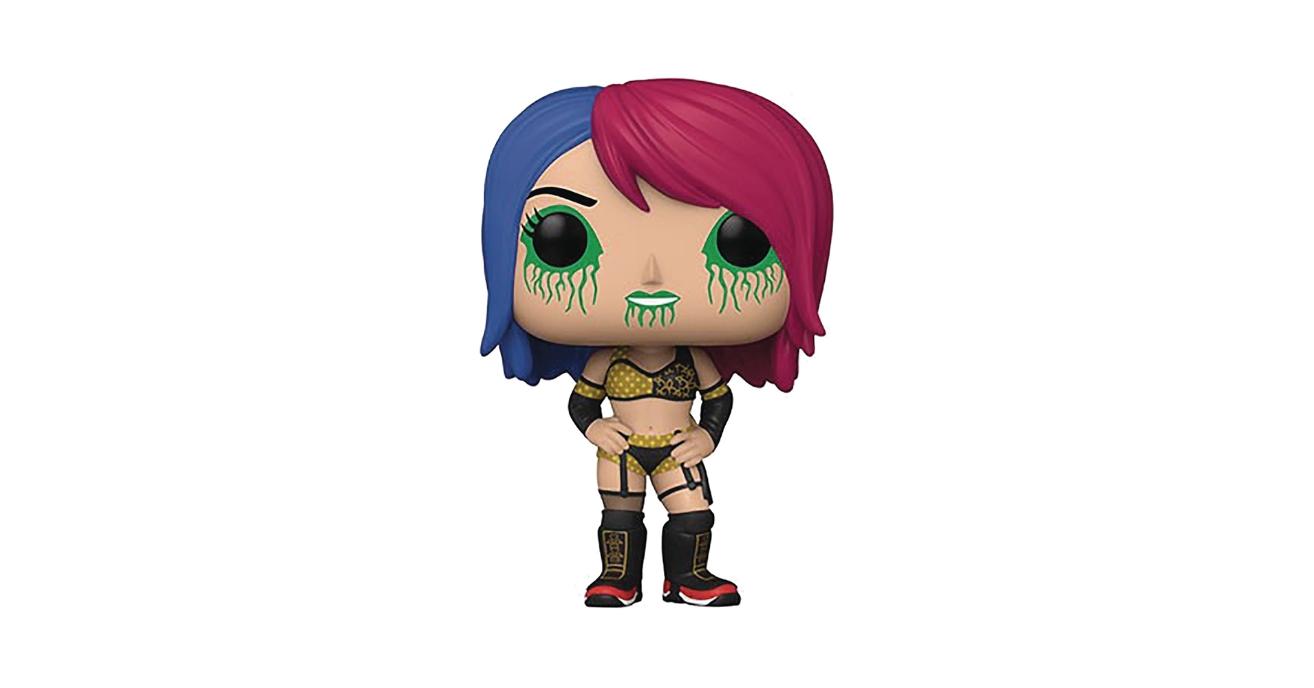Amazon.com: Funko Pop! WWE: Asuka with Green Face Paint
