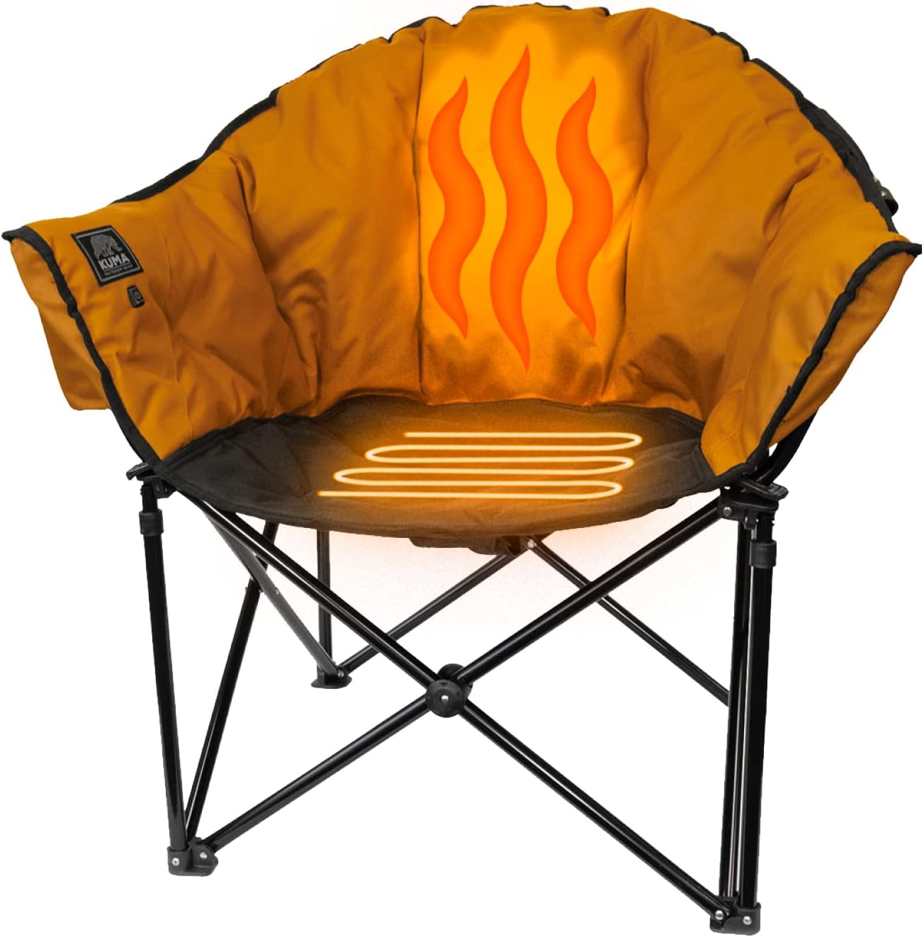 Kuma Outdoor Gear Lazy Bear Heated Chair with Carry Bag