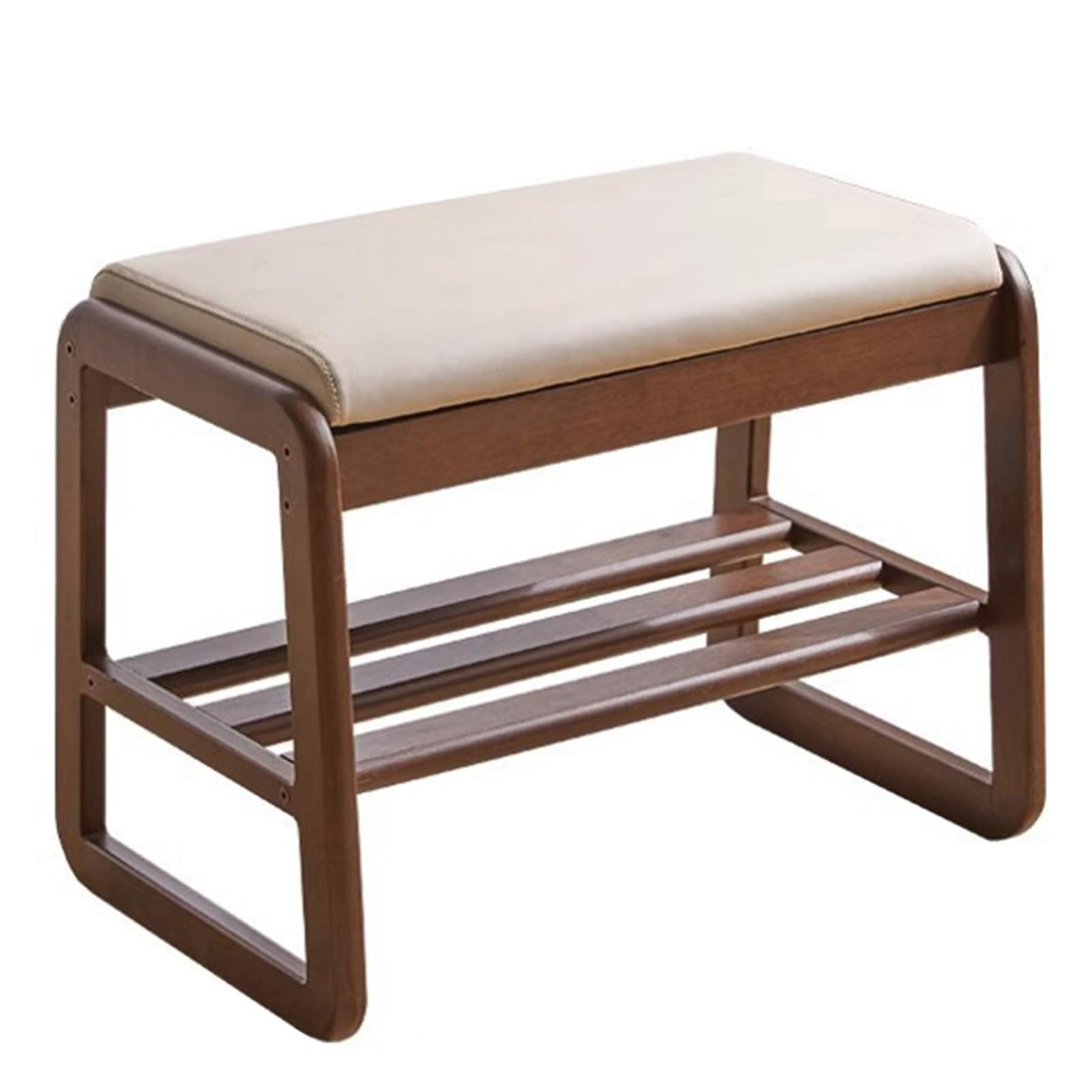 Meuble à chaussures en bois haut de gamme de 100 cm avec banquette intégrée