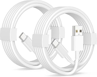 LUOSIKE 2-Pack 3FT USB A to USB C CarPlay Cable for iPhone 17/16/15 Pro Max, iPad, Samsung Galaxy, Pixel - Fast Charge, Durable Sync Cord