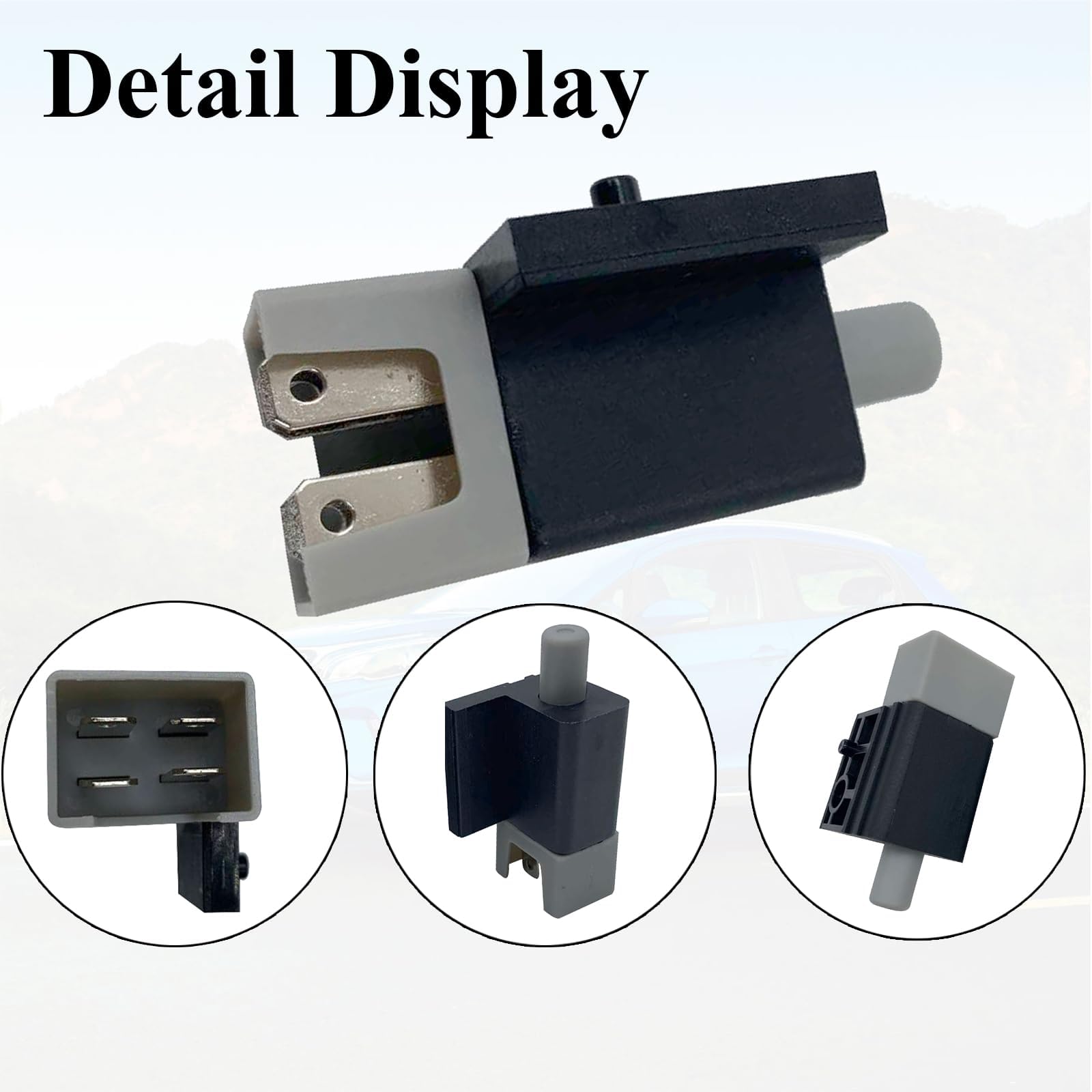 atsuch Paquete de 2 interruptores de enclavamiento de seguridad de émbolo compatibles con cortacésped John Deere serie 700, apto para cortacésped Craftsman/Troy-Bilt/Cub Cadet, reemplazo para AM141767
