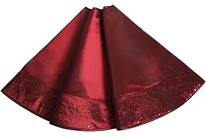 Gleaming Christmas Tree Skirt – 42” of Festive Elegance