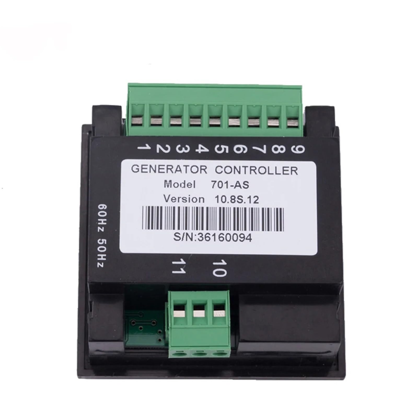 1 Unidad de Controlador de generador diésel de Arranque automático, Kit de Placa de Circuito de Panel electrónico Manual del Controlador de Grupo electrógeno 701K-AS