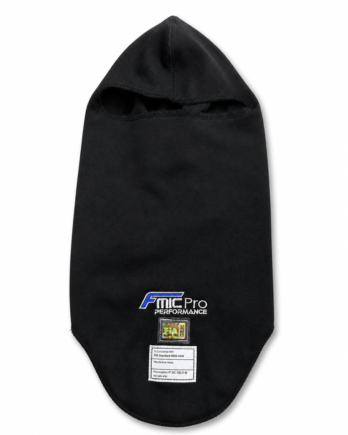FMIC.EU PERFORMANCE Pasamontañas Balaclava FIA 2036 8856-2018 Negro