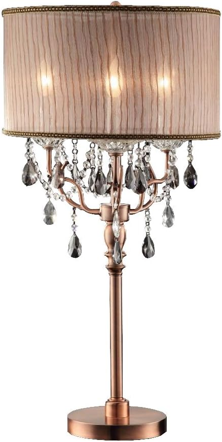 OK-5126t 35-Inch Rosie Crystal Table Lamp