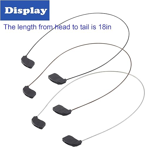 Miniatura 5 de Correas para lentes de sol, correas mejoradas para lentes con 2 agujeros, soporte de cuerda para lentes de sol, kit de correa para lentes de sol