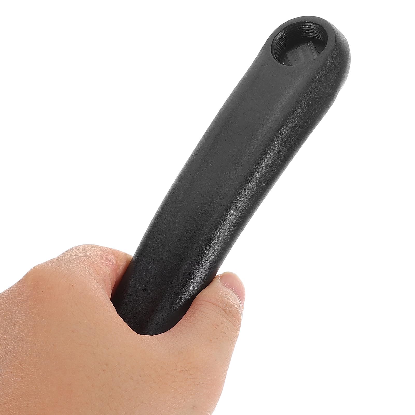 Braccio della Pedivella della Bici Elettrica 170mm 2 Pezzi Metallo Nero | Foro Quadrato Orizzontale, Montaggio Semplice e Compatibilità Versatile, per Bici da Strada e Cyclette