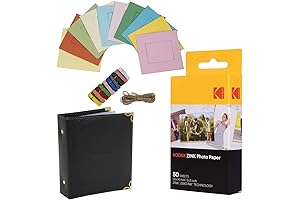 Kodak Premium Zink Photo Paper and Accessories Kit for Printomatic