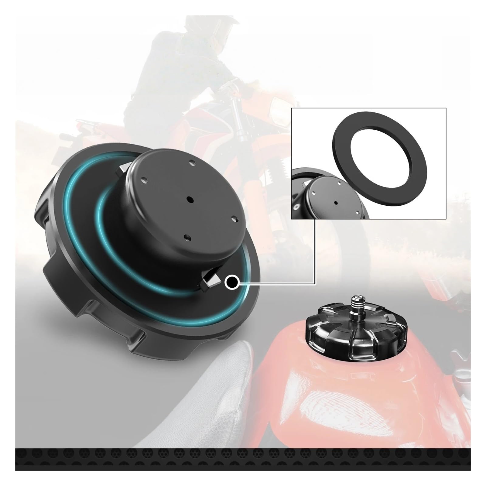Cubierta Combustible Se Adapta Para XR650L XR 650L 1993-2025, Tapa De Tanque Combustible Gasolina Para Motocicleta, Accesorios Protección Deckel