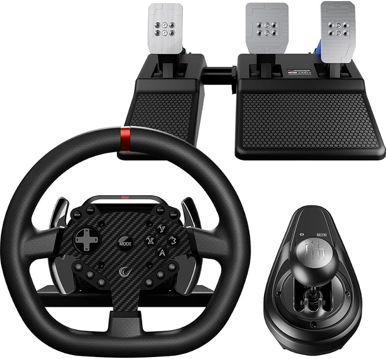 Rampage ROWDY V997 ONLY PC 3 Pedallı - El ve Sıralı Vitesli Gaming Oyuncu Direksiyonu