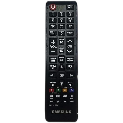 Samsung BN59-01180A Replacement TV Remote Control Black