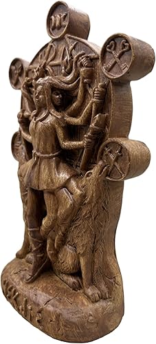 Miniatura 10 de ZXPJUA Estatua de Hekate, estatua de Hécate, altar de Hekate, escultura de diosa griega, altar de brujería de mitología griega, decoraciones