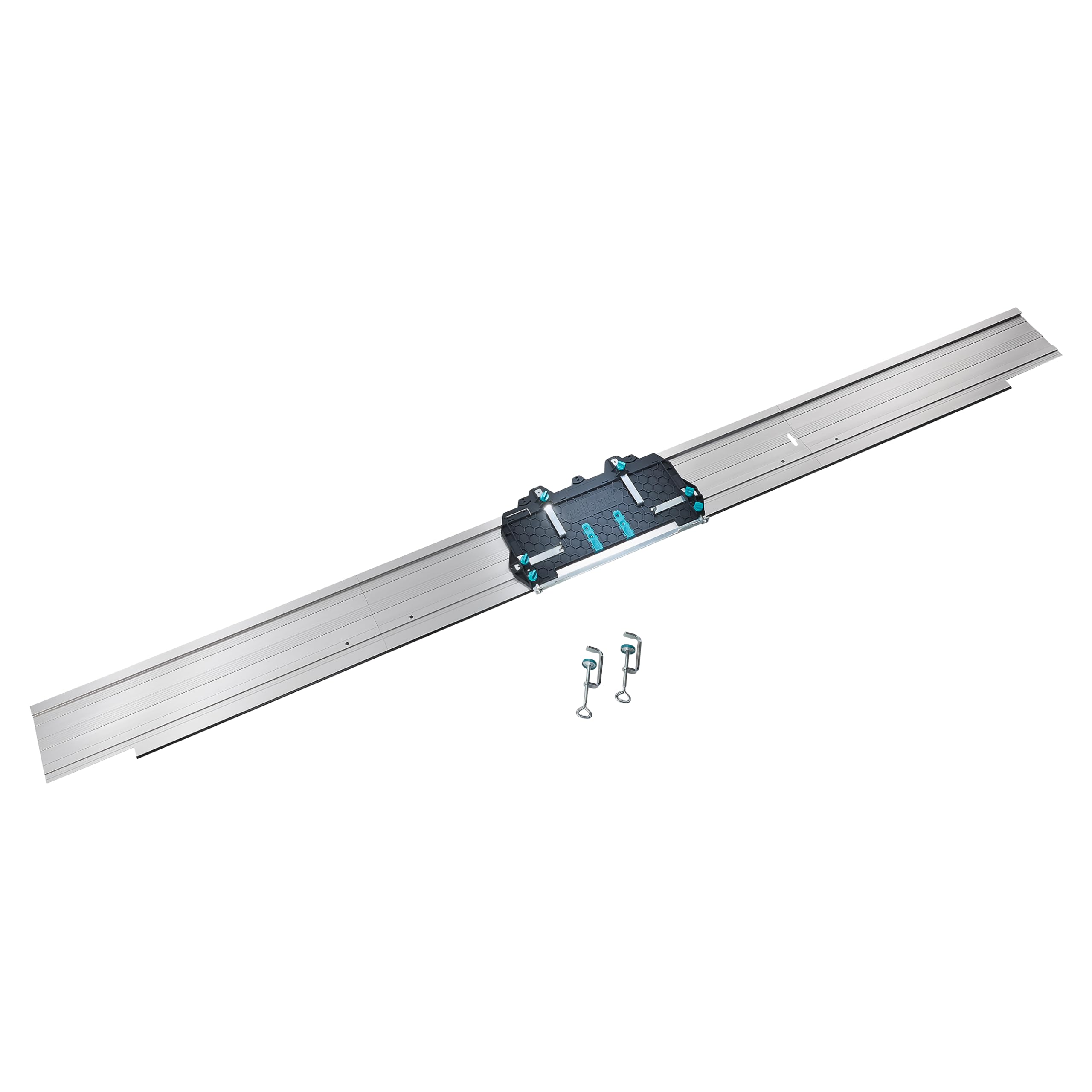 wolfcraft Riel de guía FKS 145, 6913000, Sistema de guía para sierras circulares de mano + Prolongación para FKS 145 I 6914000 I Para alargar FKS 145