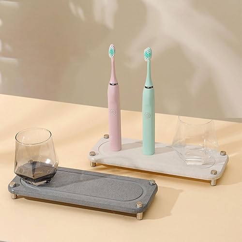 Miniatura 3 de yosunjean Bandeja de piedra absorbente de agua para fregadero, organizador de fregadero de secado rápido, organizador de fregadero de secado rápido