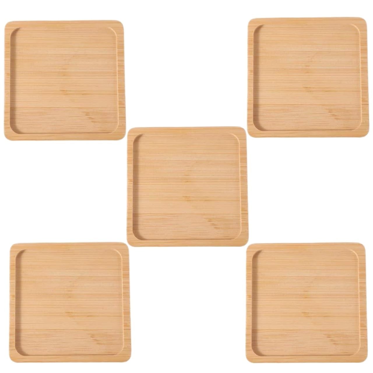 Coaster 5pcs Tableware Heat Resistant Coasters Insulated Placemat Desktop(Color-06)
