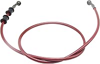 Vista 18 de Línea de freno de motocicleta, manguera de freno de acero inoxidable, embrague de freno de acero trenzado para motocicleta, paquete de 1, línea