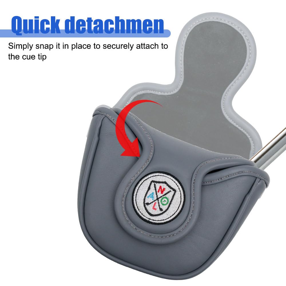 Funda para putter de golf, piel sintética, cubierta interior de terciopelo suave, cubierta de cabeza de golf para la mayoría de putters de golf