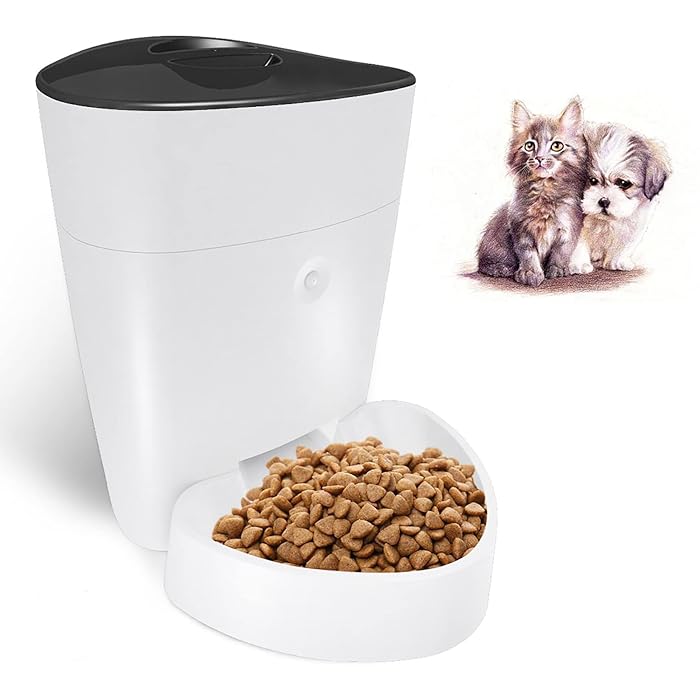 Buy PawMate Cat Feeder Automatic with Timer, 4 Litre Cat Food