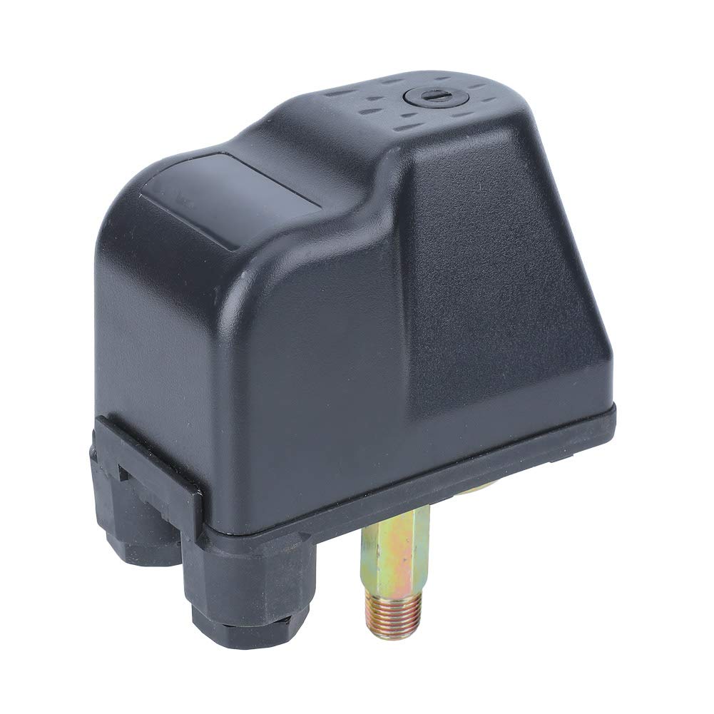 Pressostat Pompe, Filetage Extérieur G1/4 Tension 220 V Convient pour Les Pompes à Jet d'eau Les Pompes Automatiques et Les Pompes à Pression, Capteur scellé en Acier Inoxydable